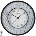  Atlanta 4540/4 Wanduhr Funk Funkwanduhr Analog Hell-grau Rund