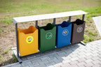  Mülltonnen Aufkleber, 7 Aufkleber Für Mülltonnen Restmüll, Papier, Gelber Sack, Glas, Pfand, Müll Sticker Für Abfallentsorgung