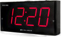  Digitale Wekker Met Snooze Functie - Dual Alarmklok - Groot Rood Display - Strak Design (HCG006)
