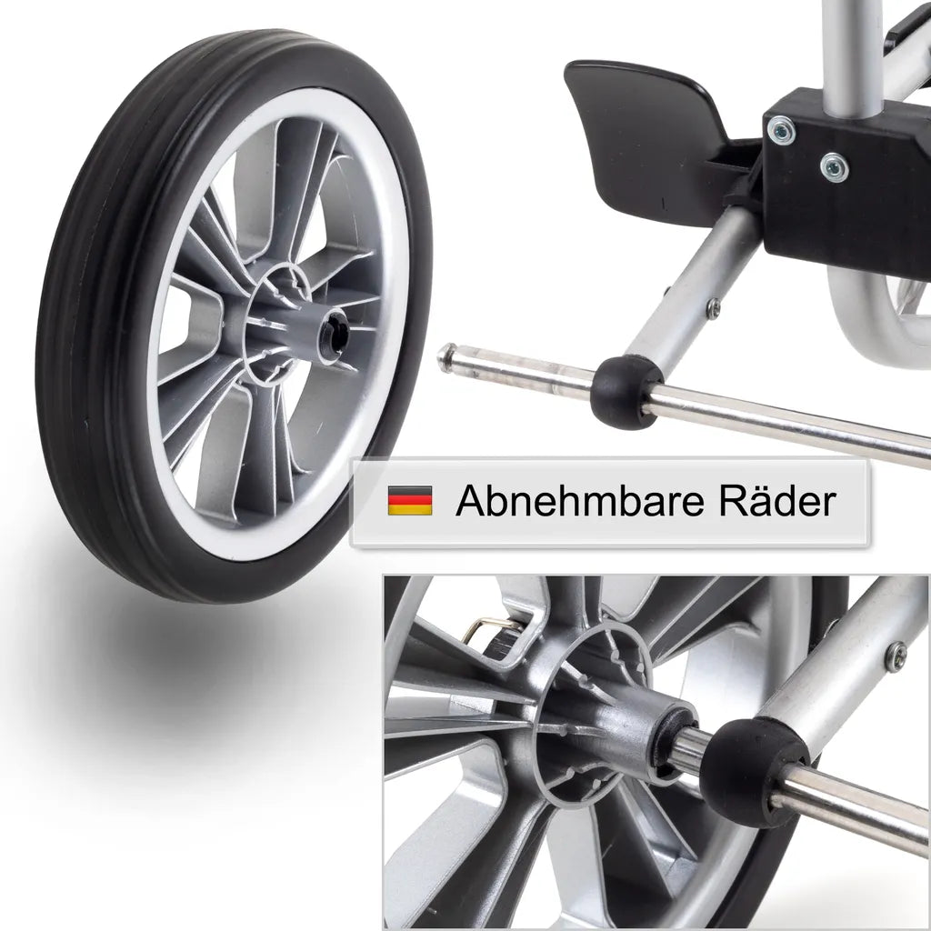  Andersen Shopper Alu Star Höhenverstellbar Mit Rad Ø 20 Cm Und 46 Liter Tasche Filip Blau Mit Kühlfach