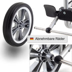  Andersen Shopper Alu Star Höhenverstellbar Mit Rad Ø 20 Cm Und 46 Liter Tasche Filip Blau Mit Kühlfach