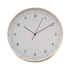  LUUK LIFESTYLE Große Quarz-Wanduhr, Leisem, Nicht Tickendem Uhrwerk, Nordisches Design, Innendekoration Für Wohnzimmer, Küche, Schlafzimmer, Farbe Weiß Und Gold