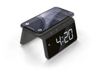  Caliber Digitaler Wecker - Drahtloses Ladegerät Für Telefone - Wecklicht - Space Grau (HCG019QI-SG)