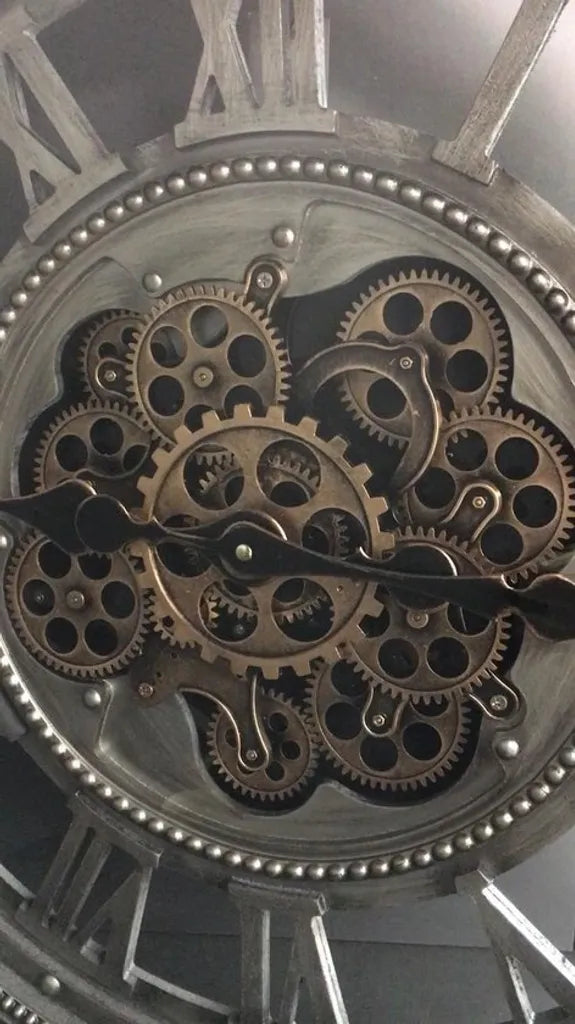  Luxury Label Wanduhr Marinus 60 Cm Stahl Grün Gold