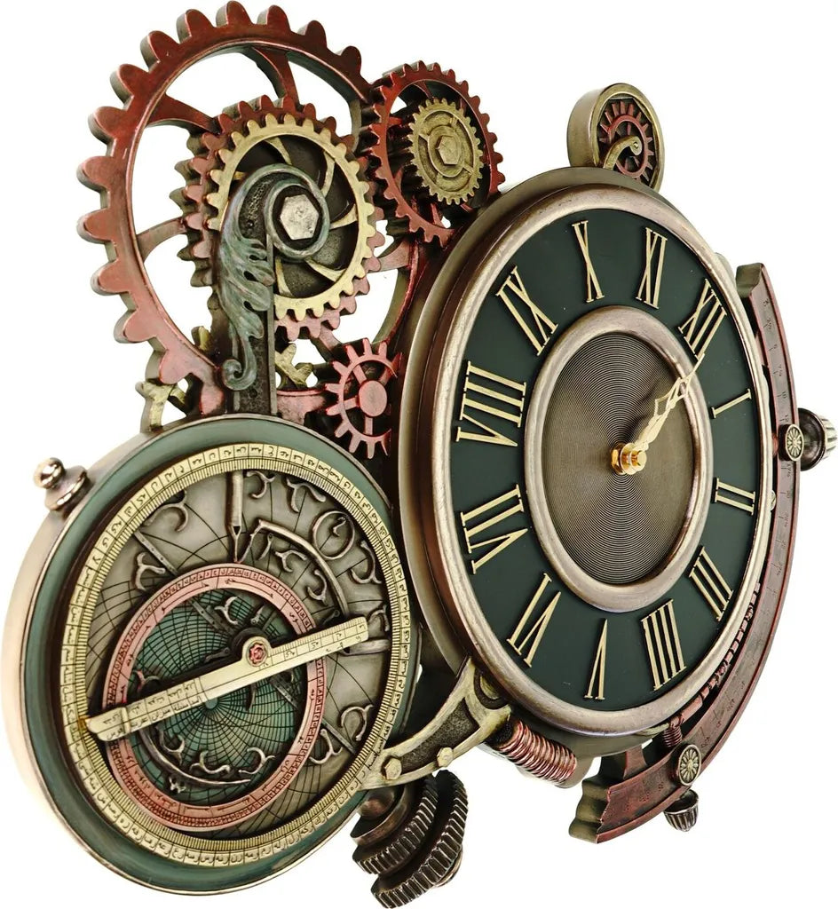  Steampunk Wanduhr Astrolabium - Bronziert By Veronese