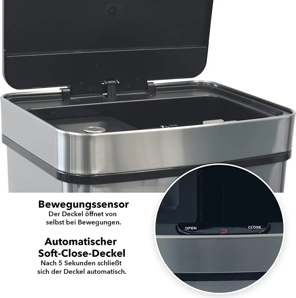  Mülleimer Dirk Bewegungssensor Für Hygienisches Öffnen 62 Liter