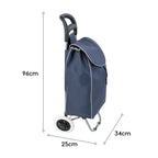  Wuuhoo I Einkaufstrolley Shoppy Mit Rollen 34 L I Einkaufswagen Faltbar, Abwaschbar I Verstärktes Material
