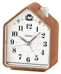 SEIKO Wecker Analog Braun Vogelhaus - QHP002M