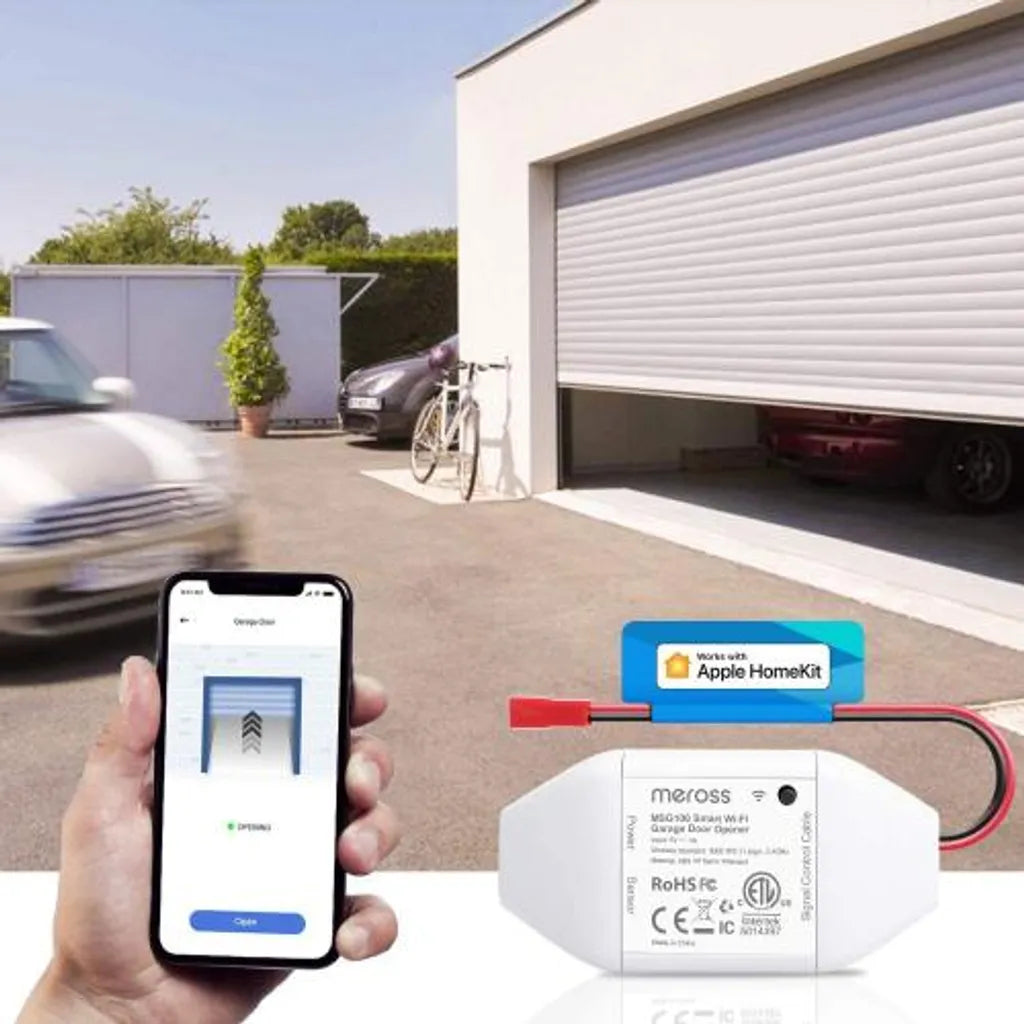  Meross Smart WLAN Garagentoröffner Funktioniert Mit Apple HomeKit, APP-Steuerung