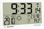  Bresser Wetterstation MyTime Jumbo37 Cm Weiß 2-teilig