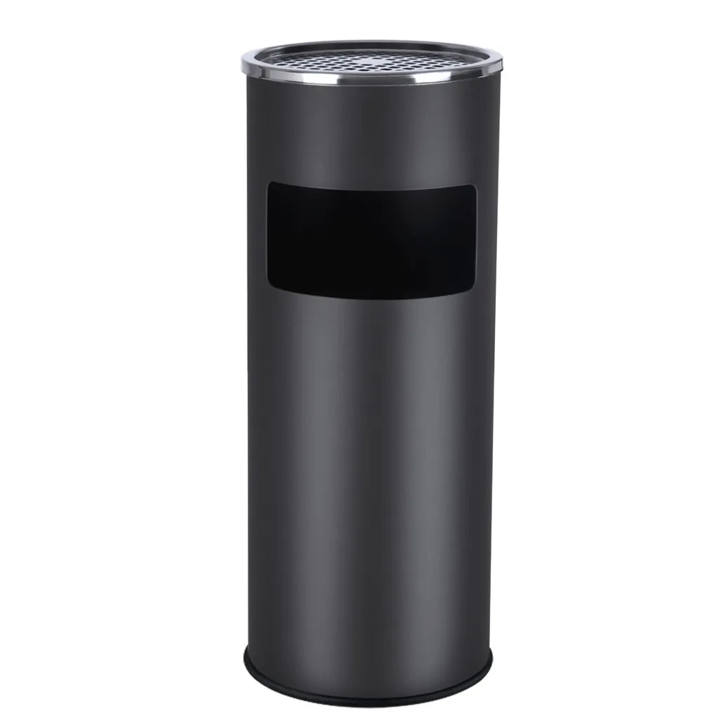  Standaschenbecher 30 L Mit Aschenbecher Schwarz 60,5 X 24,5 Cm Für Draußen Mülleimer Abfalleimer Mit Inneneimer SONGMICS LTB17C