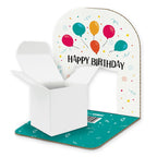  Itenga Geldgeschenkverpackung Basic Luftballons Happy Birthday