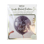  Ginger Ray XXL Luftballon Boy Or Girl. Inkl. Konfetti Babyparty Rosa Hellblau