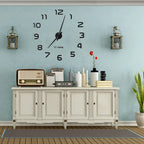  Relaxdays DIY Wanduhr Mit 3D-Zahlen