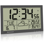  Bresser Wetterstation MyTime Jumbo 37 Cm Grau 2-teilig