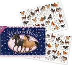  Lutz Mauder Verlag TapirElla Glitzer-Stickeralbum, Pferde