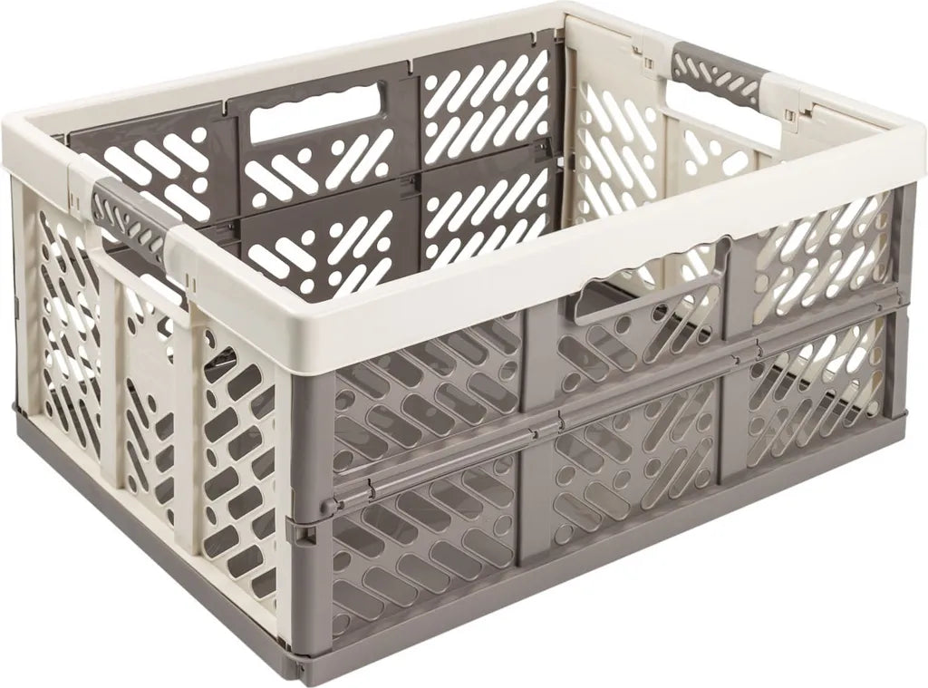  Keeeper Profi-Klappbox "ben", 45 Liter, PP, Creme / Taupe