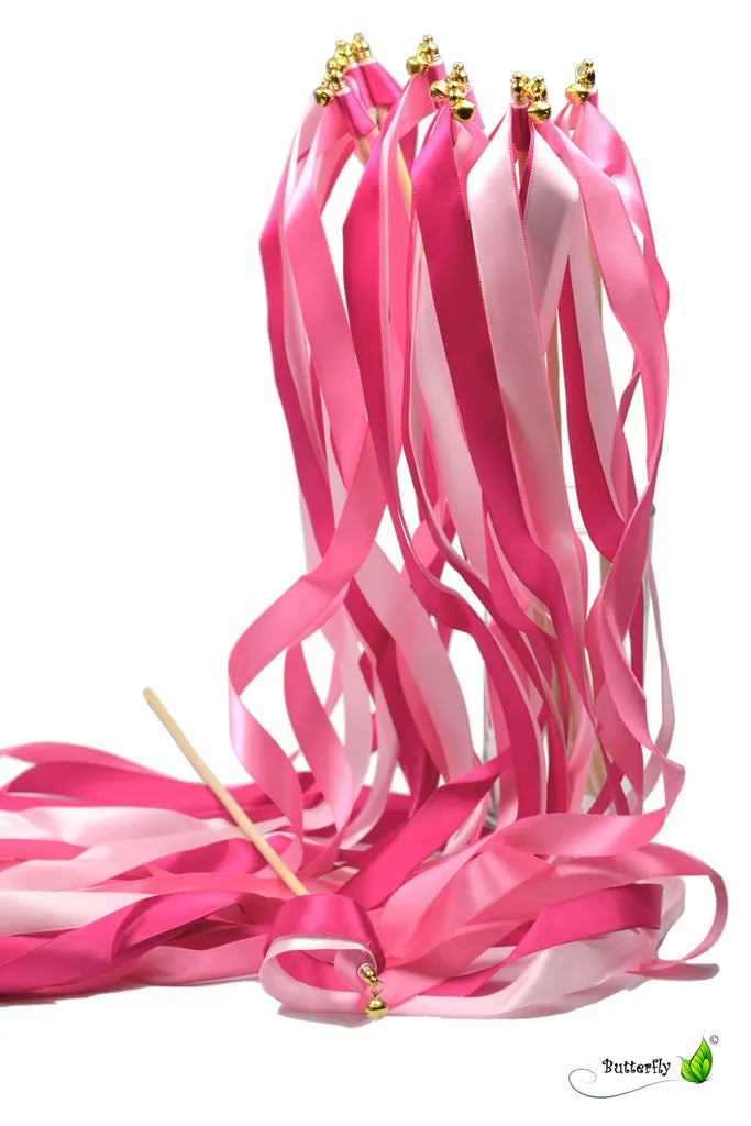  10 Wedding Wands, Farbe:hell Rosa / Rosa / Fuchsia