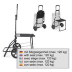  Andersen Shopper Komfort Mit Ausklappbarem Sitz Und 54 Liter Tasche Milla Schwarz