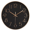  Wanduhr,30 Cm Silent Geräuschlos Wanduhr Quarz Batteriebetrieben Mit ABS-Rahmen HD-Glasabdeckung Für Kinder/Wohnzimmer/Schlafzimmer/Küche/Büro/Dekoration