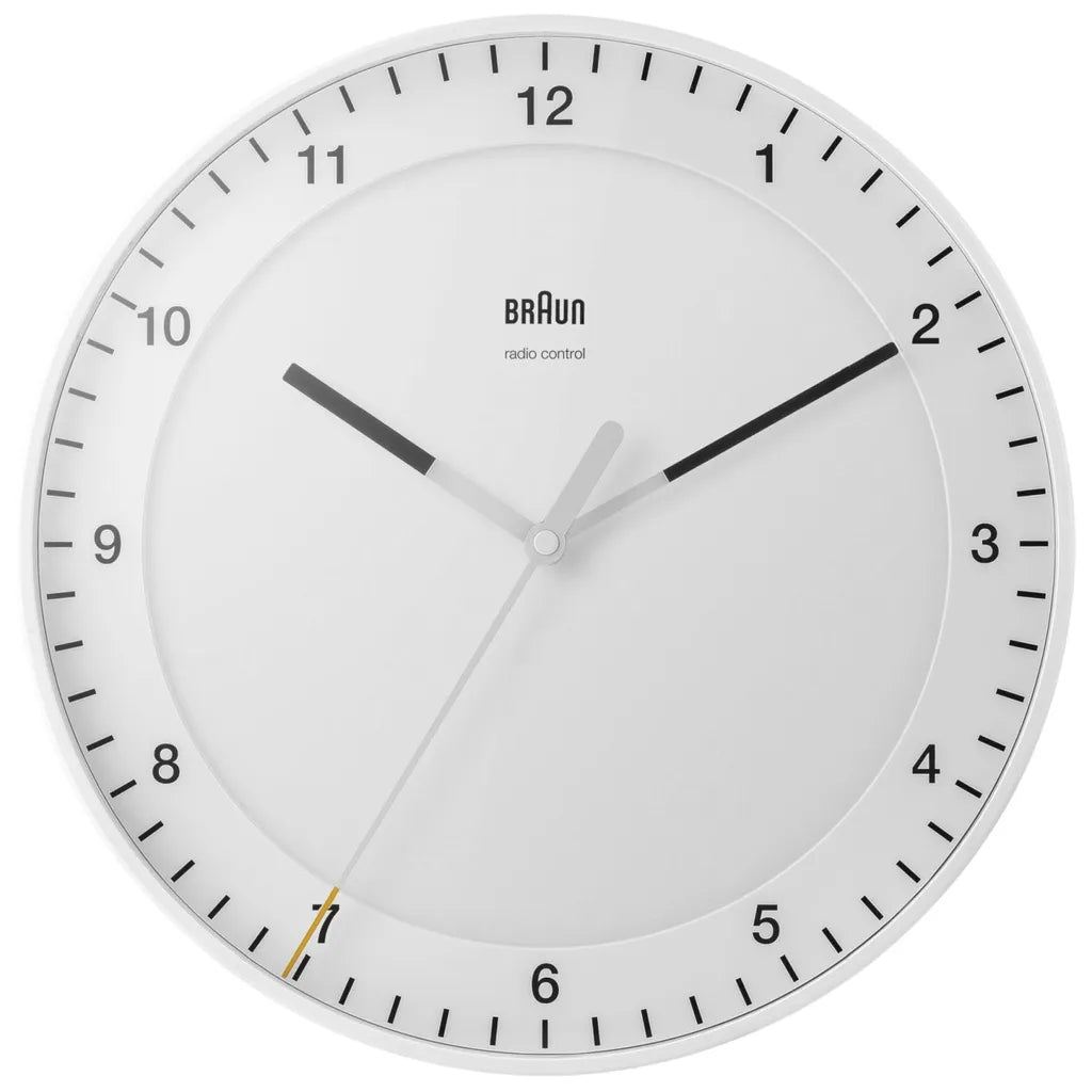  Braun BC 17 W-DCF Funkwanduhr Weiß