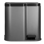  Curver Duo Tretmülleimer Deco 15L Mit 6L Inneneimern Hellgrau