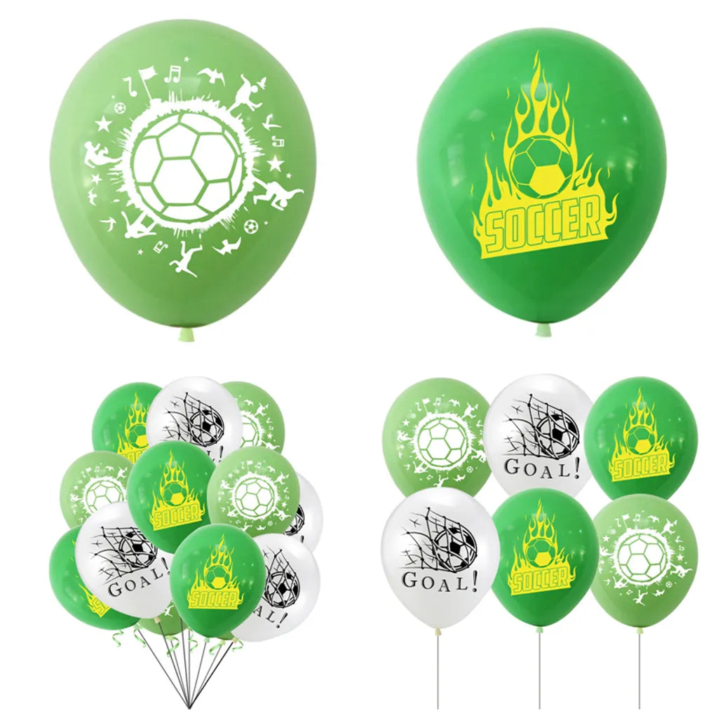  Weltmeisterschaft Fußball Party Supplies Luftballons Geburtstag Deko Ballons Cake Topper Happy Birthday Banner