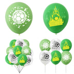  Weltmeisterschaft Fußball Party Supplies Luftballons Geburtstag Deko Ballons Cake Topper Happy Birthday Banner