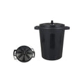  Abfalleimer Schwarz BigBuy Eco Größe: 70 L - ø 44,5 X 55,7 X 59,8 Cm