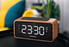 Blaupunkt Radiowecker FM Bluetooth 60 Senderspeicher LED Display Uhr Mit Doppelalarm Und Schlummerfunktion