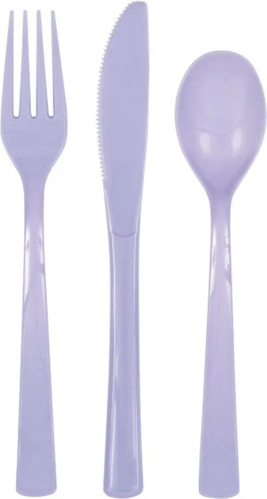  Unique Bestecksatz 20 Cm Violett 18-teilig, Farbe:Lila