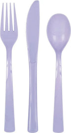  Unique Bestecksatz 20 Cm Violett 18-teilig, Farbe:Lila