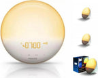  Philips HF3519/01 Wake-up Light (Sonnenaufgangfunktion, Digitales Fm Radio, Tageslichtwecker) Weiß
