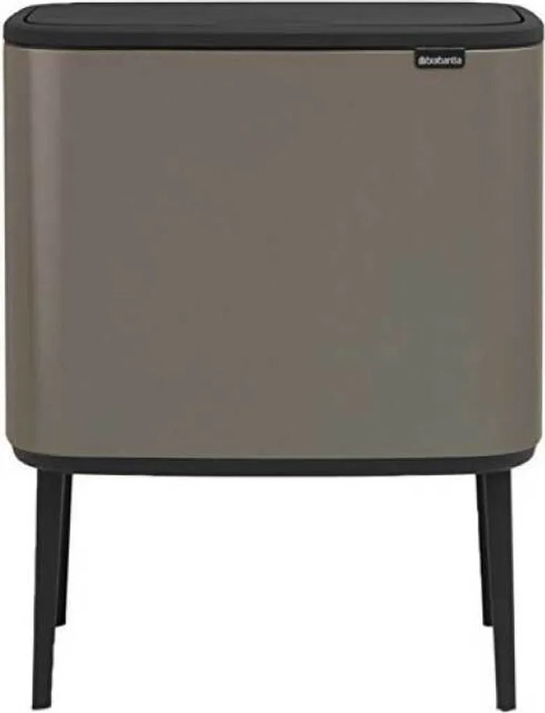  Brabantia Mülleimer Bo Touch Bin Platinum, 11 + 23 L