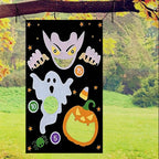  Lustiges Spiel Bohnenspielzeug Spiel Halloween Sitzsäcke Werfen Wurfsack Für Erwachsene Kinder Outdoor Halloween Party Karneval Spiele Spielzeug Mit 3 Sitzsäcken, D.