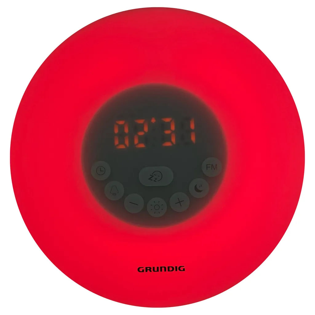  Grundig Wake-up Light LED Lichtwecker Farbwechsel Radio Wecker Sonnenaufgang