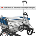 Andersen Shopper Royal Alu Klappbar Mit 3-Speichenrad Ø 25 Cm Und 49 Liter Tasche Senta Grau