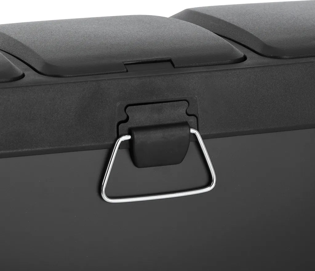  SVITA TC3X8 24 L Treteimer Abfalleimer Mülleimer Pulverbeschichteter Stahl Schwarz