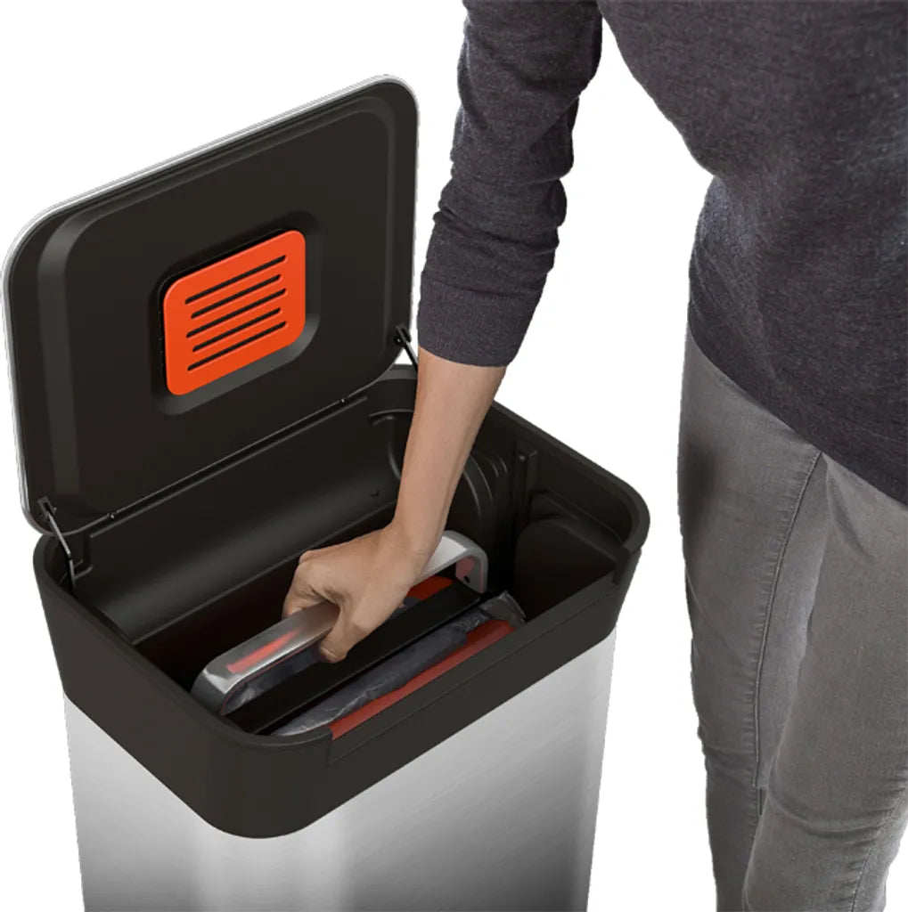  Joseph Joseph Abfalleimer Titanmit Pressfunktion 90 Liter