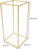  5 Er Set Blumenständer Metall Blumentopf Ständer Blumensäule Gold 60cm Für Hochzeitsdekoratio, Party