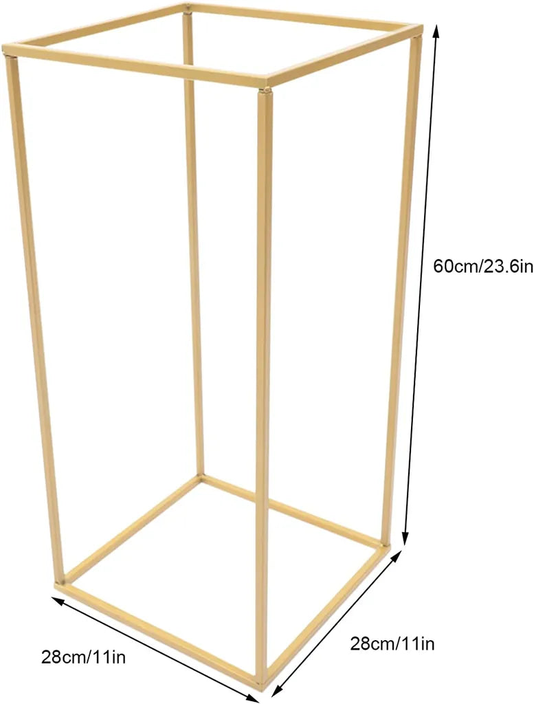  5 Er Set Blumenständer Metall Blumentopf Ständer Blumensäule Gold 60cm Für Hochzeitsdekoratio, Party