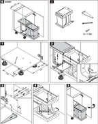  Hailo Mülleimer Küche, Ausfahrautomatik, Einbau Ab 40 Cm Schrank