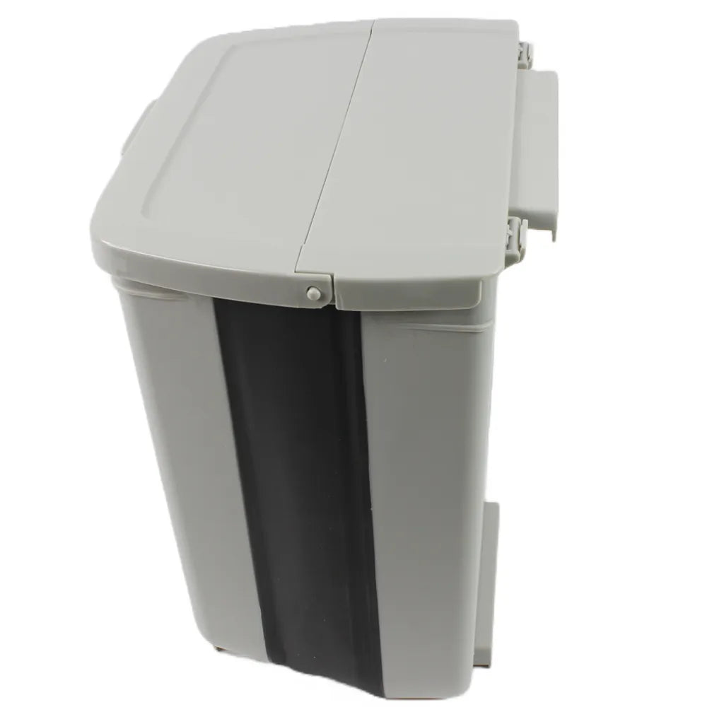  Abfalleimer Mülleimer Faltbar 4-8 Liter Wohnwagen Wohnmobil Camping Caravan Boot Grau / Anthrazit