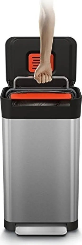  Joseph Joseph Abfalleimer Titanmit Pressfunktion 90 Liter
