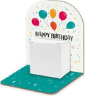  Itenga Geldgeschenkverpackung Basic Luftballons Happy Birthday