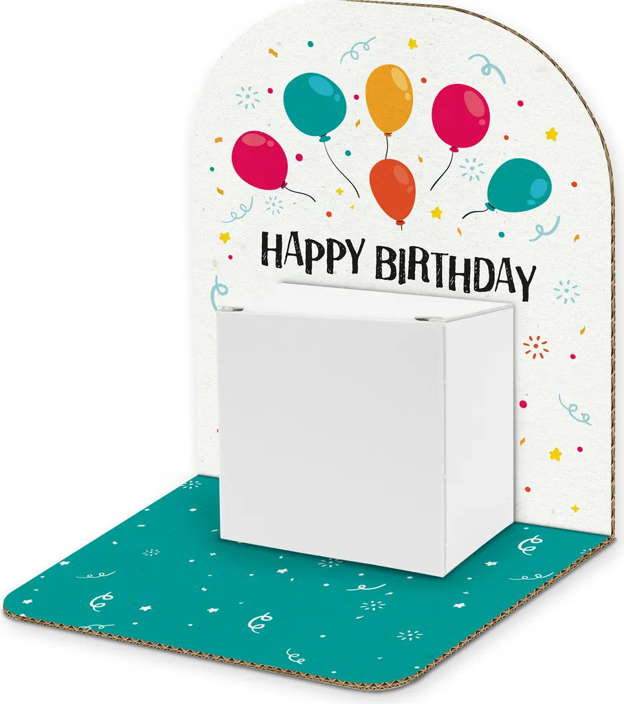  Itenga Geldgeschenkverpackung Basic Luftballons Happy Birthday
