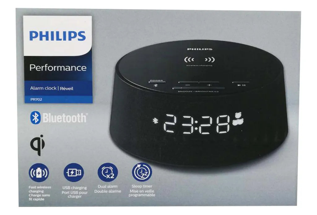  Philips TAPR702/12 - Digitaler Wecker - Schwarz - A2DP,AVRCP - AC