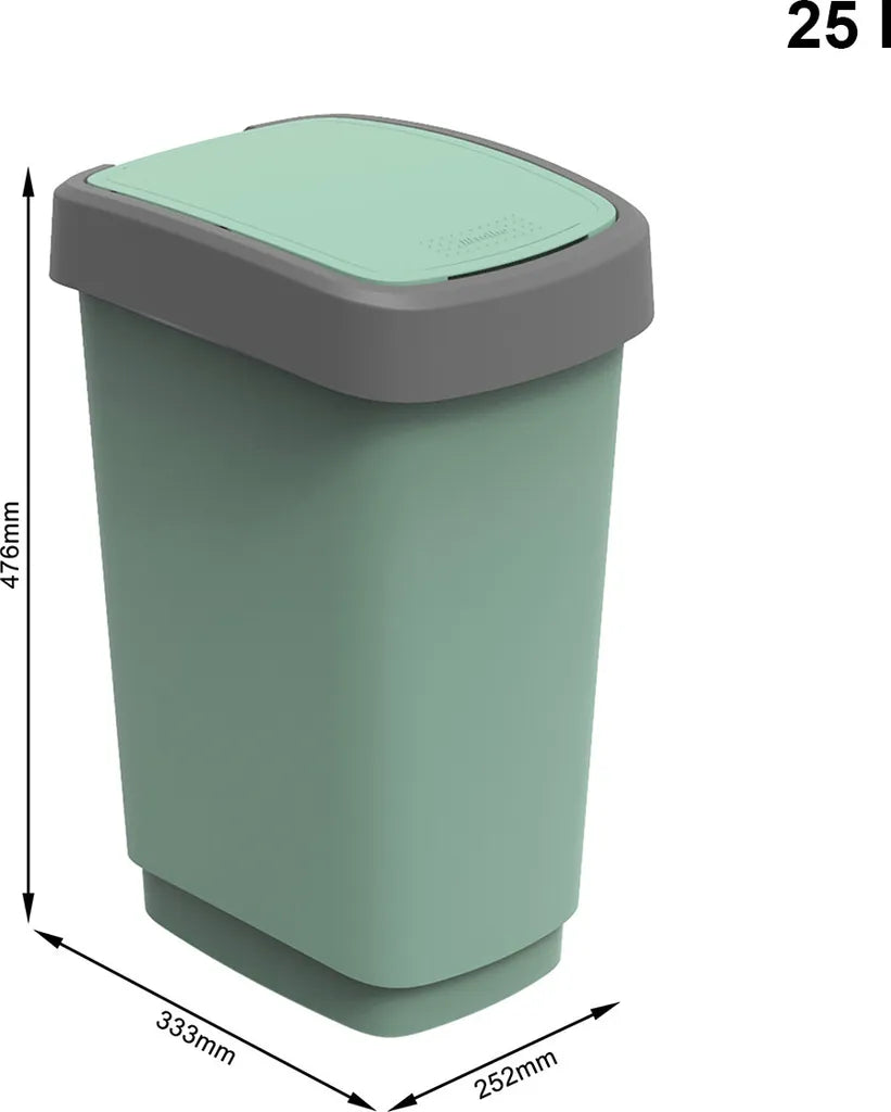 ROTHO Swingeimer 25 L TWIST ECO, Farbe:Grün