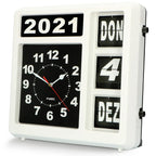 Fysic FK-247DE - Große Deutsch Sprachige Analoge Uhr