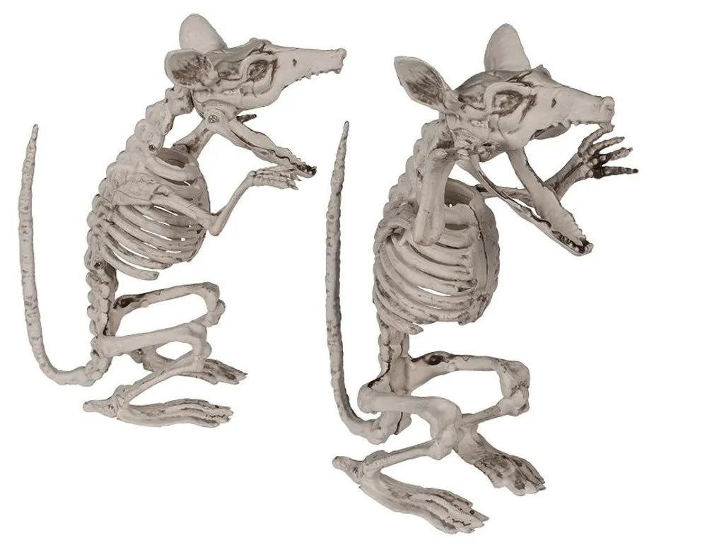  Halloween-Figur Rattenskelett Ca. 17 Cm